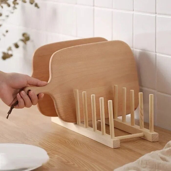 Bamboo Dish Rack - Elegant and Eco-Friendly Kitchen Organizer - Image 3