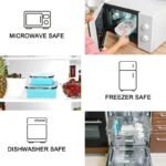 Eco-Friendly Silicone Collapsible Bento Box - 4 Piece Set, Microwavable & Freezer Safe - Image 5