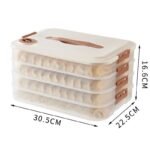 Multi-Layer Transparent Dumpling & Food Storage Container - Image 6