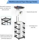 Multi-Purpose Bathroom Tissue Holder & Storage Stand - Image 3