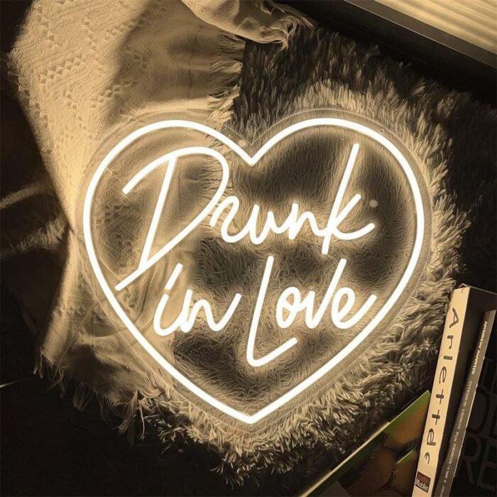 Drunk in Love Neon Sign - Image 1