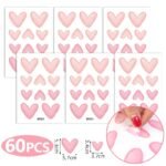 Pink Heart Wall Decals Set - Image 5