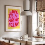 Colorful "More Amor Por Favor" Canvas Wall Art - Image 5