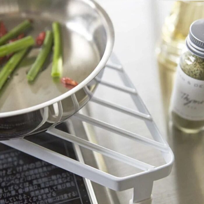 Compact Iron Kitchen Storage Rack - Seasoning Jar & Dish Organizer - Image 4