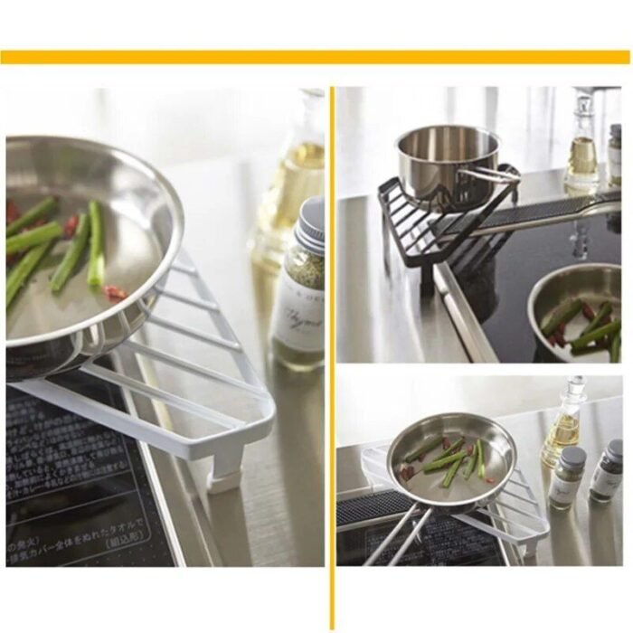 Compact Iron Kitchen Storage Rack - Seasoning Jar & Dish Organizer - Image 5