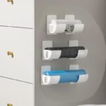 Multi-Purpose Wall-Mounted Bag Dispenser for Kitchen and Bathroom - Space-Saving Plastic Bag Organizer - Image 3
