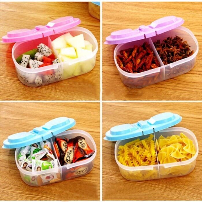 Eco-Friendly Dual-Compartment Portable Lunch Box - Image 5