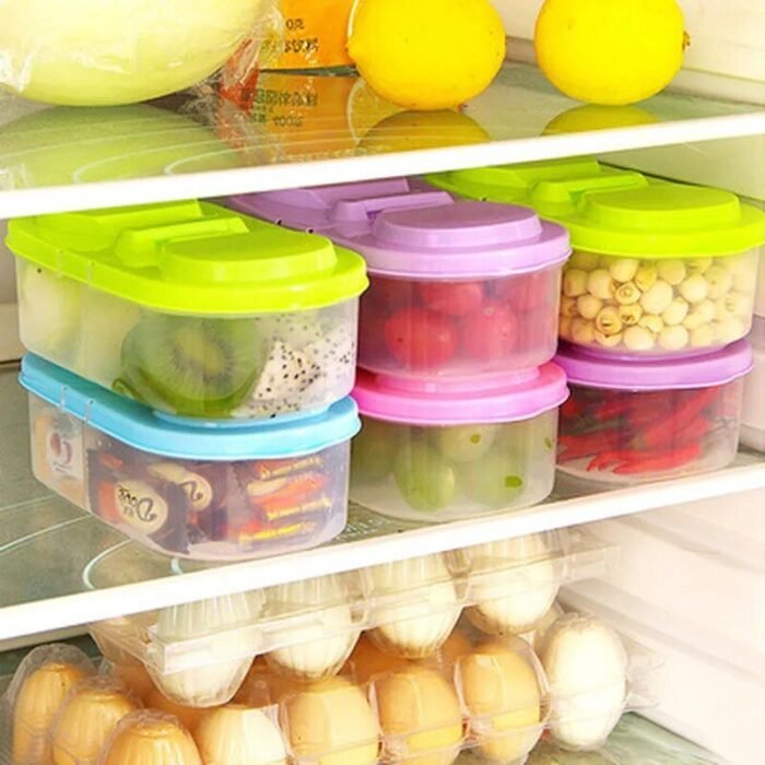 Eco-Friendly Dual-Compartment Portable Lunch Box - Image 4