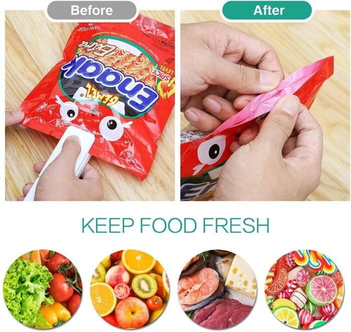 Compact 2-in-1 Rechargeable Handheld Bag Sealer & Cutter - Image 5