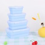 Collapsible Silicone Lunch Box Set - Image 6