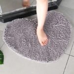 Heart-Shaped Chenille Floor Mat - Image 3