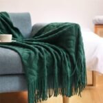 Luxurious Knitted Acrylic Sofa Blanket