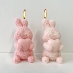Rose Rabbit Silicone Candle & Craft Mold - Image 2