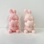 Rose Rabbit Silicone Candle & Craft Mold - Image 3