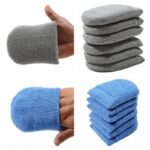 Microfiber Car Wax Applicator Mitts: Premium Polishing & Cleaning Pads - Image 2