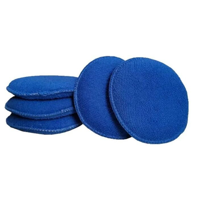 5" Ultra Soft Microfiber Wax Applicator Pad with Finger Pocket - Image 7