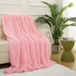 Luxurious Leopard Shaggy Throw Blanket - Image 3