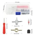 33-Piece Car Tyre Valve Repair & Installation Kit - Image 3