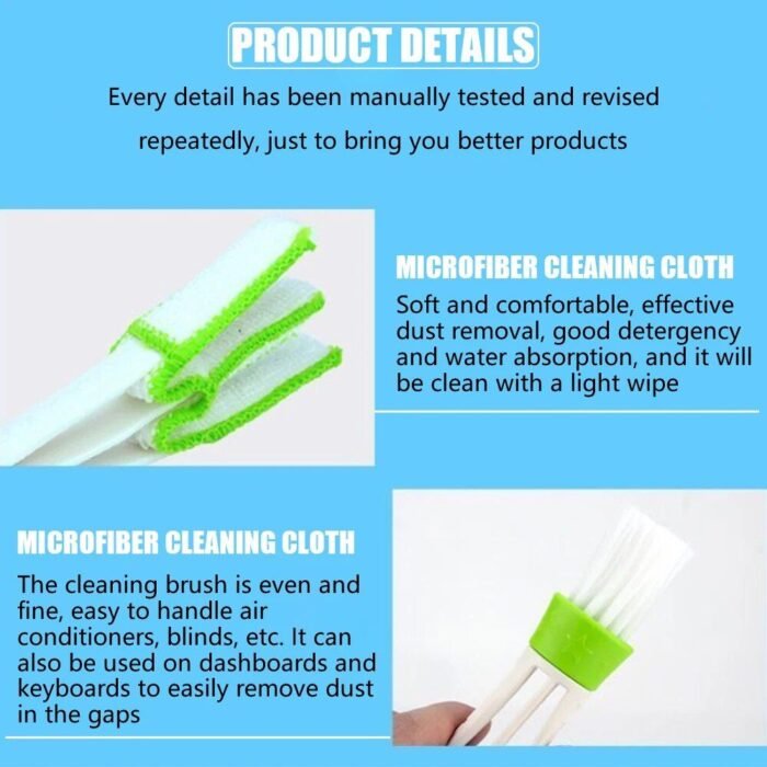 Microfiber Dual-Ended Car Vent & Detailing Brush - Image 3