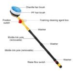 360° Rotating Car Cleaning Foam Brush with Extended Handle - Image 5