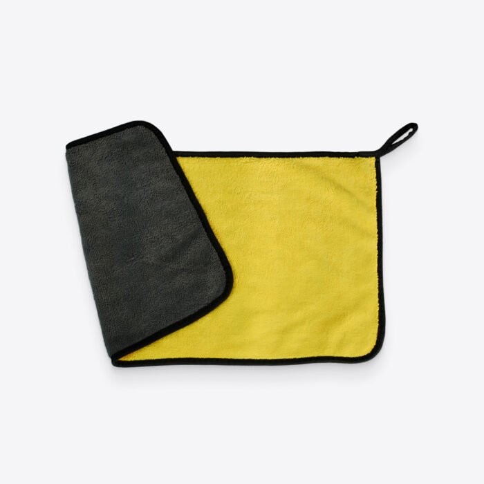 Absorbent Yellow Velvet Towel - Image 1