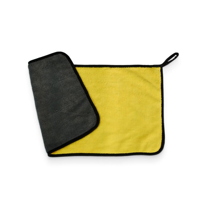 Absorbent Yellow Velvet Towel - Image 2