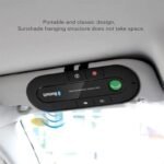 Bluetooth Car Speakerphone with MP3 Player and Visor Clip - Image 3