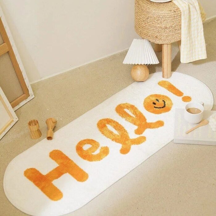 Charming Cartoon Cat Non-Slip Long Carpet for Living Room and Bedroom - Image 5