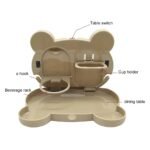 Foldable Car Backseat Organizer with Dining Tray and Cup Holder - Image 3