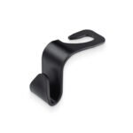 Black Plastic Car Headrest Bag Hooks - Image 2