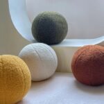 Luxurious Wool Ball Cushion - Image 2