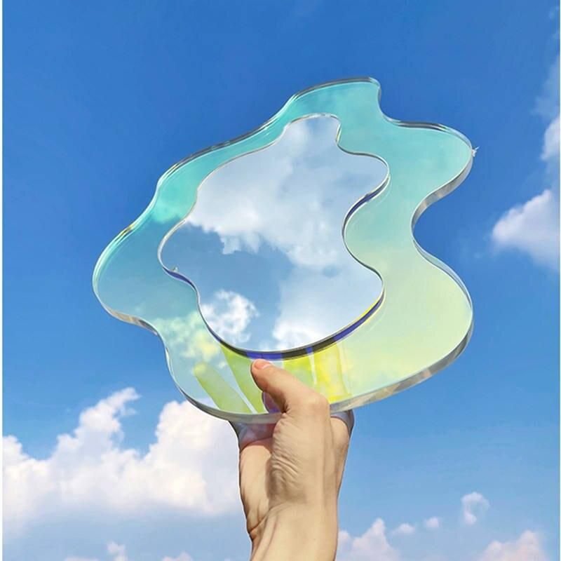 85831-cf571a.jpeg Colorful Acrylic Flower Wall Mirror - Image 1