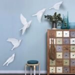 Modern 3D Resin Pigeon Wall Art - Image 5