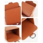 Compact Leather Car Storage Organizer: Air Vent and Dashboard Holder for Glasses, Phones, and Accessories - Image 6