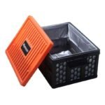 Collapsible Car Trunk Organizer with Waterproof Bag and Lid