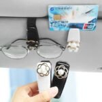 Compact Car Sun Visor Glasses Holder - Image 7