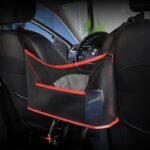 High-Capacity Car Seat Organizer with Pet Barrier – Luxe Leather Storage Pouch - Image 6