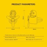 Duck Pilot Car Air Freshener with Rotating Propeller - Image 6