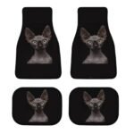 Universal Sphinx Cat Print Car Floor Mat Set (4-Piece) - Image 3