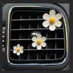 Candy-Colored Five-Petal Daisy Car Perfume Clip