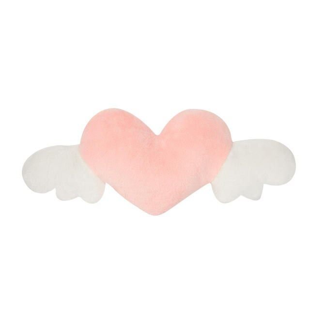 89501-92e074.jpg Heart-Shaped Plush Car Headrest & Lumbar Support Cushion - Image 1