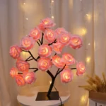 LED Rose Flower Tree Lamp - Image 3