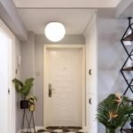 Minimalist Glass White Ball LED Ceiling Light - Image 7