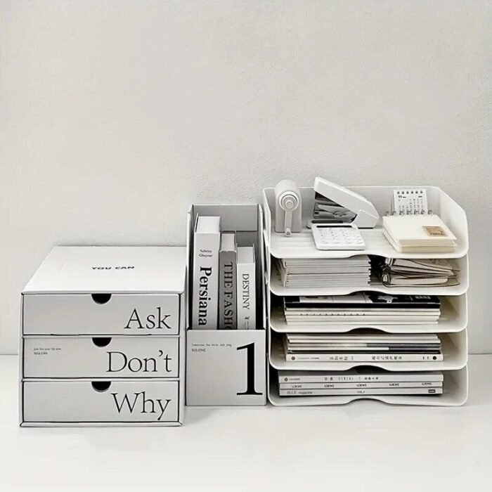 Multi-Functional A4 File Storage Box - Image 4