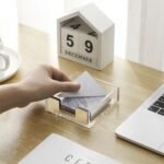 Rose Gold Acrylic Sticky Notes Holder - Image 4