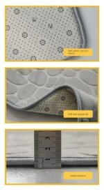 Luxurious Faux Rabbit Fur Non-Slip Bath Mat - Super Soft, Absorbent, & Machine Washable - Image 4