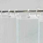 Premium Transparent Waterproof Shower Curtain with Hooks - Image 3