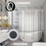 Premium Transparent Waterproof Shower Curtain with Hooks - Image 4