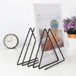 Modern Iron Art Triangle Desk Organizer - Image 5