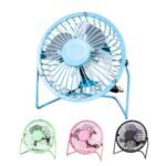 Compact USB-Powered Metal Desk Fan - Image 2